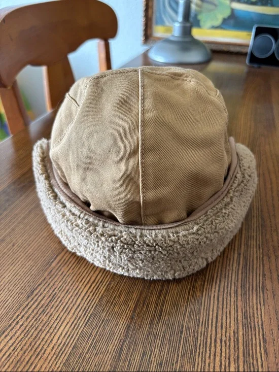 The North Face Tan Canvas Earflap Hat - Picture 3 of 9